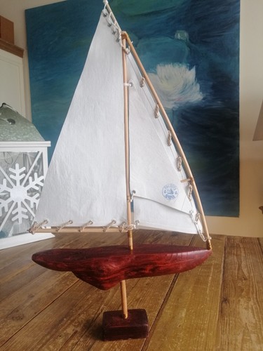 Modello barca vela - vela, in
