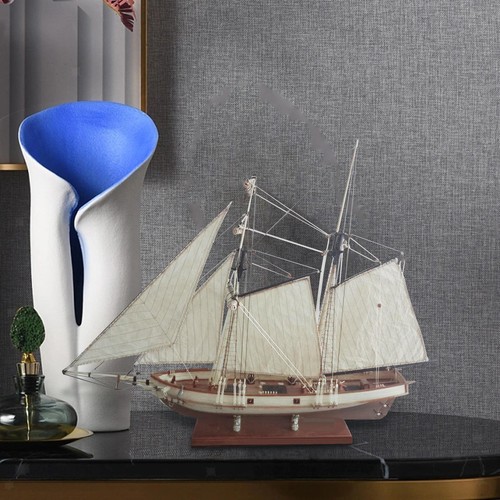 Barca legno modello in - 1/70,