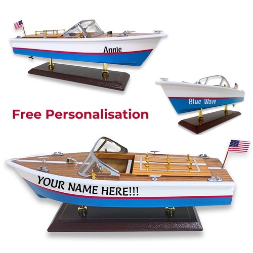 Model speed boat - model, personalised
