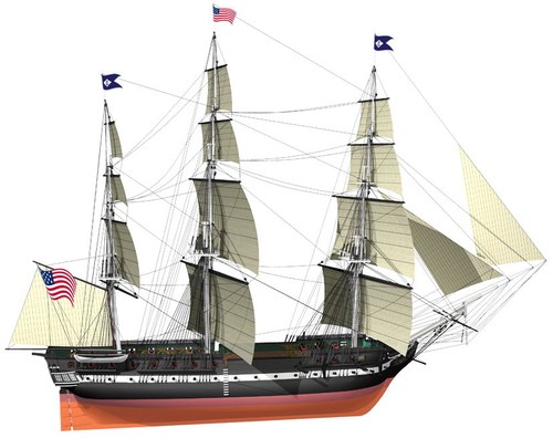Billing boats 100 scale uss - billing, 1/100