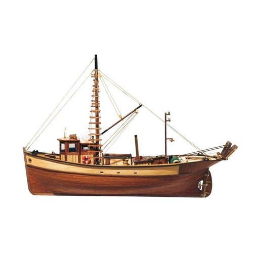 Modello barca legno - modello, di
